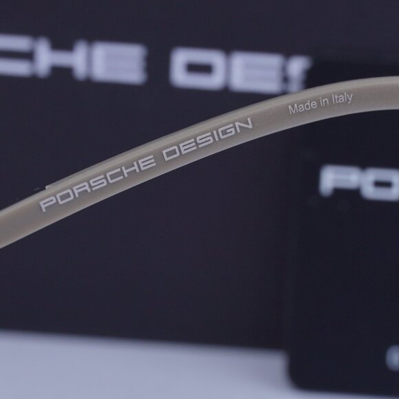 Porsche Design P8365 E Square Eyeglasses - Dark Grey/Black 53mm - Picture 9 of 11